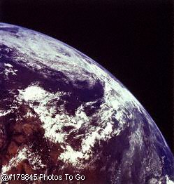 View of Earth from Apollo 11